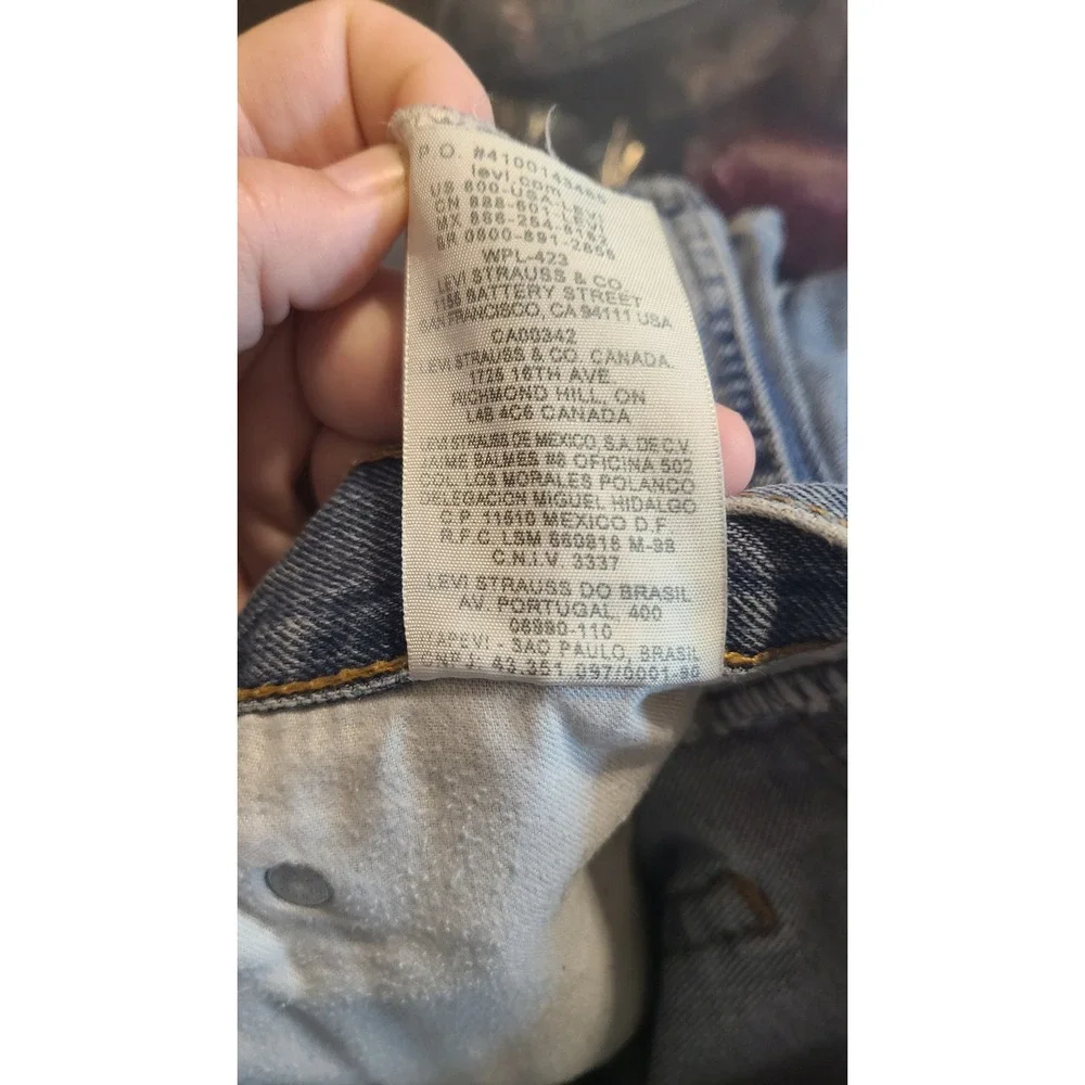 Levi's 560 Comfort Fit Jeans 38x34 - Light Wash Baggy Tapered Barrel Jeans